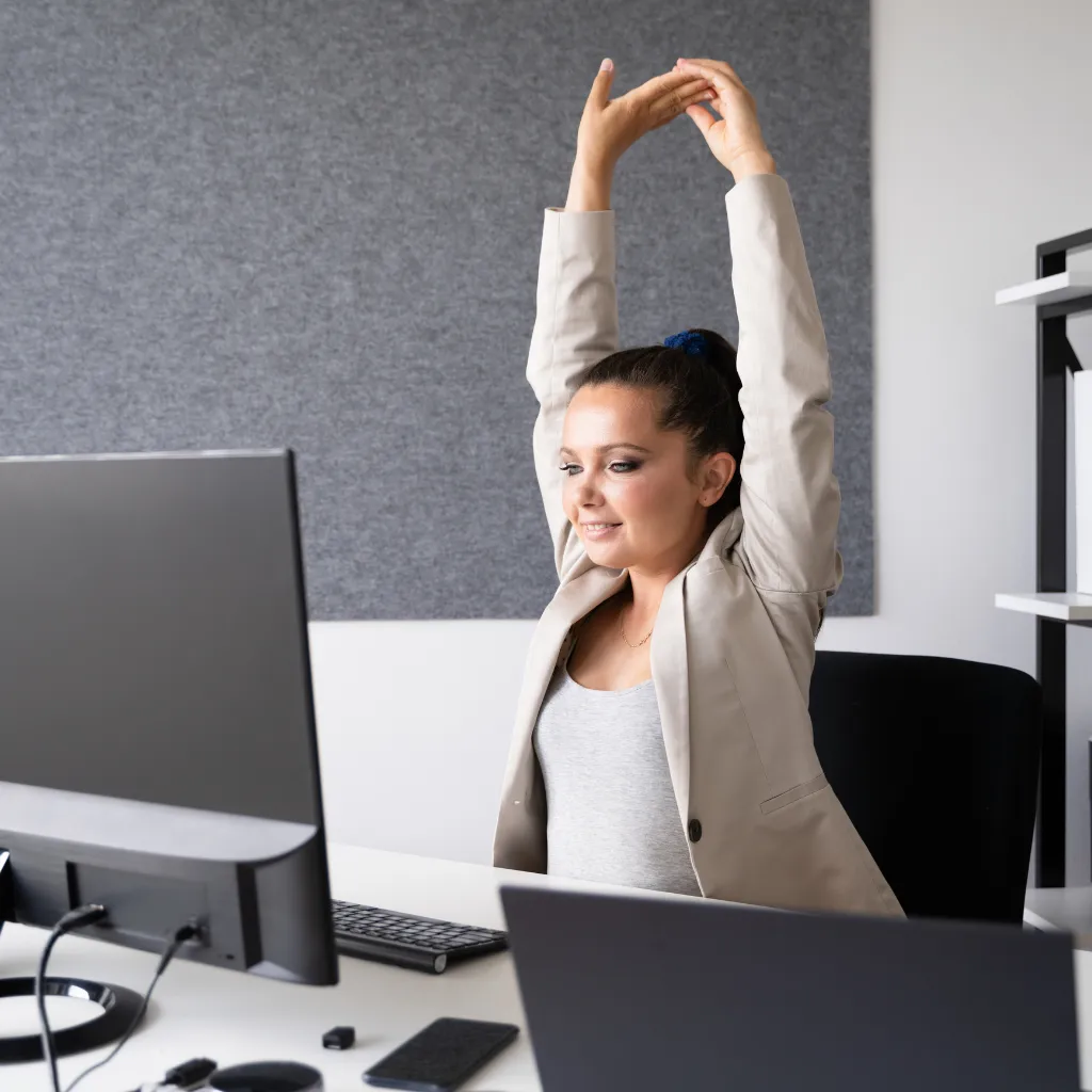 Ćwiczenia w biurze - przeciwdziałanie siedzącemu trybowi życia